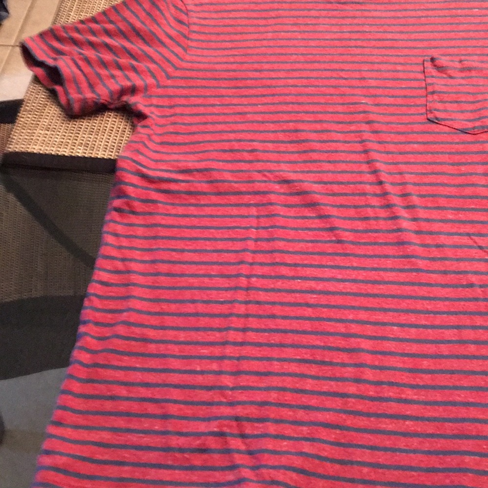 J.Crew stripped pocket tee.
